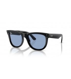 Ray-Ban RBR0502S Wayfarer Reverse S (50 - 22) with Blue lenses and Black frame Sunglasses