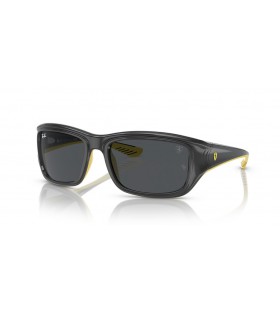 Ray-Ban RB4405M Scuderia Ferrari Collection XL (59 - 19) with Grey lenses and Multicolor frame Sunglasses