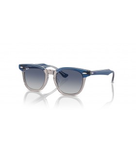Ray-Ban RB9098S Kids S (45 - 18) with Grey lenses and Blue frame Sunglasses