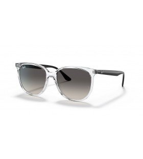 Ray-Ban RB4378 S (54 - 16) with Grey lenses and Transparent frame Sunglasses