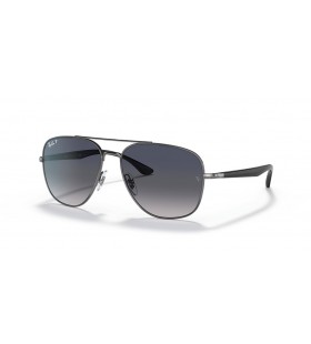 Ray-Ban RB3683 L (56 - 15) with Blue lenses and Silver frame Sunglasses