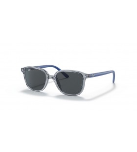 Ray-Ban RB9093S Leonard Kids XS (45 - 16) with Grey lenses and Blue frame Sunglasses