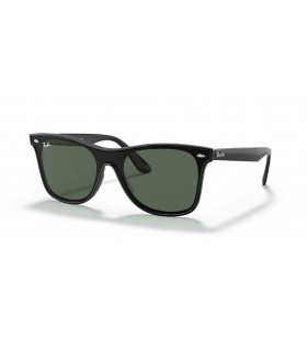 Ray-Ban RB4440N Blaze Wayfarer L (0 - 141) with Green lenses and Black frame Sunglasses