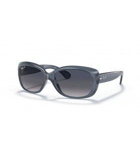 Ray-Ban RB4101 Jackie Ohh Transparent M (58 - 17) with Blue lenses and Blue frame Sunglasses