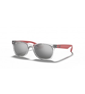 Ray-Ban RB9052S New Wayfarer Kids S (48 - 16) with Grey lenses and Grey frame Sunglasses