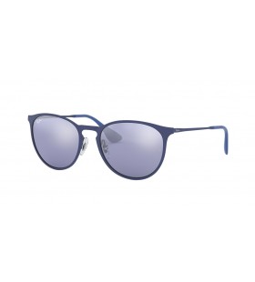 Ray-Ban RB3539 Erika Metal M (54 - 19) with Grey lenses and Blue frame Sunglasses