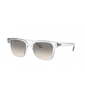 Ray-Ban RB4323 L (51 - 20) with Grey lenses and Transparent frame Sunglasses