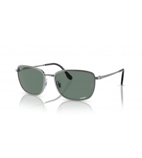 Ray-Ban RB3705 Chromance XL (57 - 19) with Grey lenses and Silver frame Sunglasses