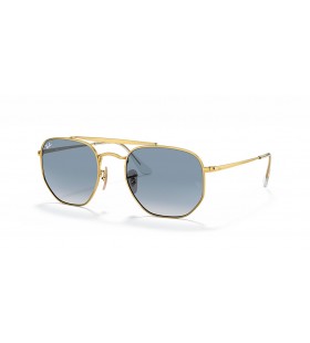 Ray-Ban RB3648 Marshal L (54 - 21) with Blue lenses and Gold frame Sunglasses