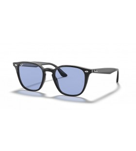 Ray-Ban RB4258F L (52 - 20) with Blue lenses and Black frame Sunglasses