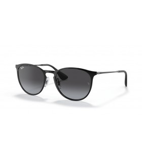 Ray-Ban RB3539 Erika Metal M (54 - 19) with Grey lenses and Black frame Sunglasses