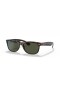 Ray-Ban RB2132 Novo Clássico Wayfarer S (52 - 18), de cor Verde, lentes e Tartaruga armação Óculos de sol