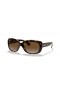 Ray-Ban RB4101 Jackie Ohh M (58 - 17) com lentes Marrom e Tartaruga armação Óculos de sol