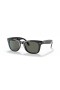 Ray-Ban RB4105 Wayfarer Dobrável Clássico L (50 - 22), de cor Verde, lentes e Preto armação Óculos de sol