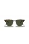 Ray-Ban RB3016 Clubmaster Fleck L (51 - 21), de cor Verde, lentes e Preto armação Óculos de sol