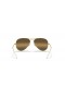 Ray-Ban RB3025 Aviator Chromance XXL (62 - 14) com lentes Marrom e Ouro armação Óculos de sol