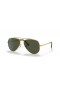 Ray-Ban RB3625 Novo Aviador XXL (62 - 14), de cor Verde, lentes e moldura de Ouro Óculos de sol