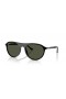 Ray-Ban RB2215 XL (56 - 20), de cor Verde, lentes e Preto armação Óculos de sol