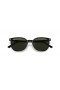 Ray-Ban RB2197F Elliot M (54 - 19), de cor Verde, lentes e Preto armação Óculos de sol