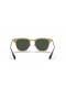 Ray-Ban RB3576N Blaze Clubmaster XXL (0 - 147), de cor Verde, lentes e moldura de Ouro Óculos de sol