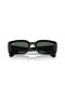 Ray-Ban RB4395F Kiliane Bio-Baseados M (54 - 21), de cor Verde, lentes e Preto armação Óculos de sol