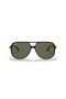 Ray-Ban RB2198 Bill M (60 - 14), de cor Verde, lentes e Preto armação Óculos de sol