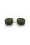 Ray-Ban RB3548 Hexagonal XL (54 - 21), de cor Verde, lentes e moldura de Ouro Óculos de sol