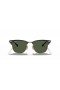 Ray-Ban RB3716 Clubmaster Metal L (51 - 21), de cor Verde, lentes e Preto armação Óculos de sol