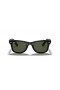Ray-Ban RB4340 Wayfarer Facilidade M (50 - 22), de cor Verde, lentes e Preto armação Óculos de sol