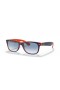 Ray-Ban RB2132 New Wayfarer com Mistura de Cores S (52 - 18) com lentes Azuis e Azul armação Óculos de sol