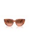 Ray-Ban RB2286 Doreen M (49 - 20) com lentes cor-de-Rosa e a Tartaruga armação Óculos de sol