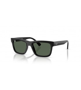 Ray-Ban RB9196S Crianças de Base biológica M (49 - 17), de cor Verde, lentes e Preto armação Óculos de sol