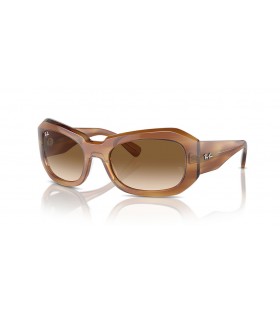 Ray-Ban RB2212 Beate M (56 - 20) com lentes Marrom e Tartaruga armação Óculos de sol