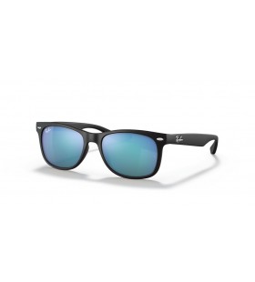 Ray-Ban RB9052SF New Wayfarer Crianças M (50 - 15) com lentes Azuis e Preto armação Óculos de sol
