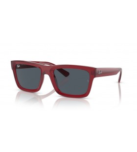 Ray-Ban RB4396 Warren Bio-Baseados M (54 - 20) com lentes Cinza e Vermelho armaÃ§Ã£o Ã“culos de sol