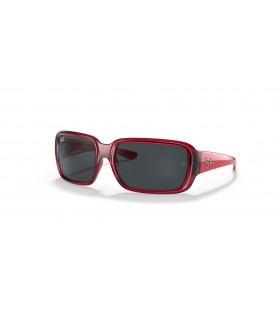 Ray-Ban RB9072S CrianÃ§as S (51 - 14) com lentes Cinza e Vermelho armaÃ§Ã£o Ã“culos de sol