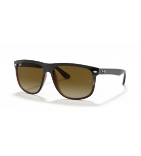 Ray-Ban RB4147 Namorado L (60 - 15) com lentes Marrom e Preto armaÃ§Ã£o Ã“culos de sol