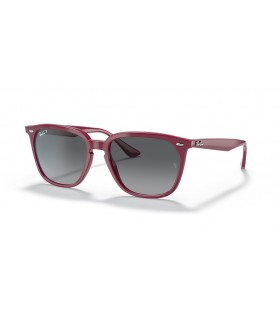 Ray-Ban RB4362 L (55 - 18) com lentes Cinza e Vermelho armação Óculos de sol