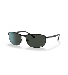 Ray-Ban RB3671CH Chromance XXL (60 - 16) com lentes Cinza e Preto armação Óculos de sol