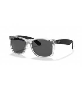 Ray-Ban RB4165 Justin Mistura de Cores XS (51 - 16) com lentes Cinza e Transparente armaÃ§Ã£o Ã“culos de sol
