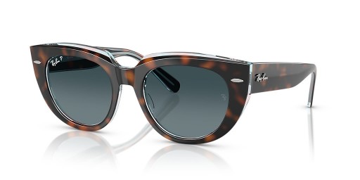 A Ray-Ban RB2286 Doreen L (52 - 20), a Kék lencse, Teknős keret Napszemüveg