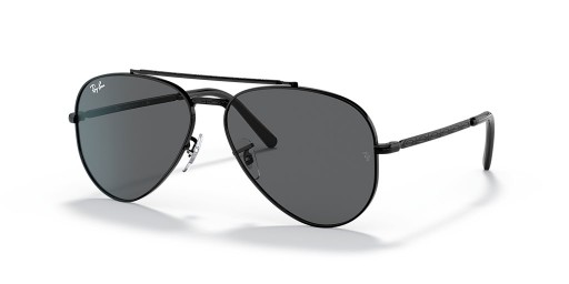 A Ray-Ban RB3625 Új Pilóta XXL (62 - 14) Szürke lencse, Fekete keret Napszemüveg