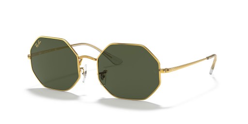 A Ray-Ban RB1972 Oktogon 1972 L (54 - 19), Zöld lencse, Arany keret Napszemüveg