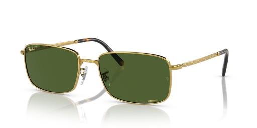 A Ray-Ban RB3717 XL (57 - 18), Zöld lencse, Arany keret Napszemüveg