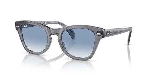 A Ray-Ban RB0707SF XL (53 - 21), a Kék lencse, Szürke keret, Napszemüveg