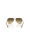 Ray-Ban RB3025 Aviator Large Metal XXL (62 - 14) Barna lencse, Barna keret Napszemüveg