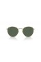A Ray-Ban RBR0103S Kerek Fordított XL (55 - 21), Zöld lencse, Arany keret Napszemüveg