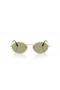 A Ray-Ban RB3547 Ovális Fém Nyári Kapszula M (51 - 21), Zöld lencse, Arany keret Napszemüveg