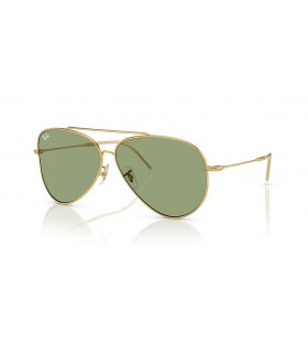 A Ray-Ban RBR0101S Pilóta Fordított XXL (62 - 11) Zöld lencse, Arany keret Napszemüveg