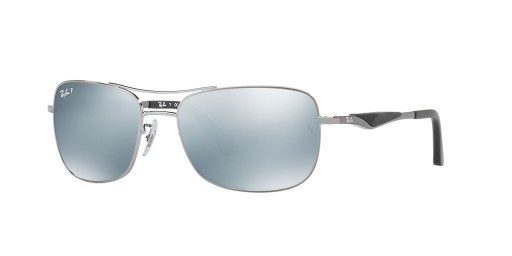 Ray-Ban RB3515 XXL (61 - 17) le Hairgead lionsaí agus Óir fráma Sunglasses